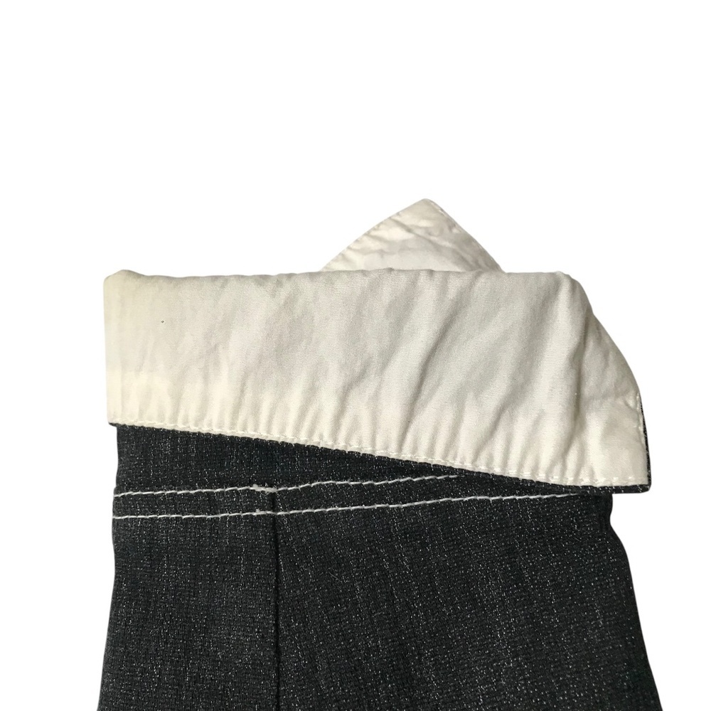 Dark Wash Denim Jacket with White Contrast Stitching - Picture 6 of 13